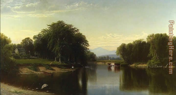 Alfred Thompson Bricher Saco River New Hampshire